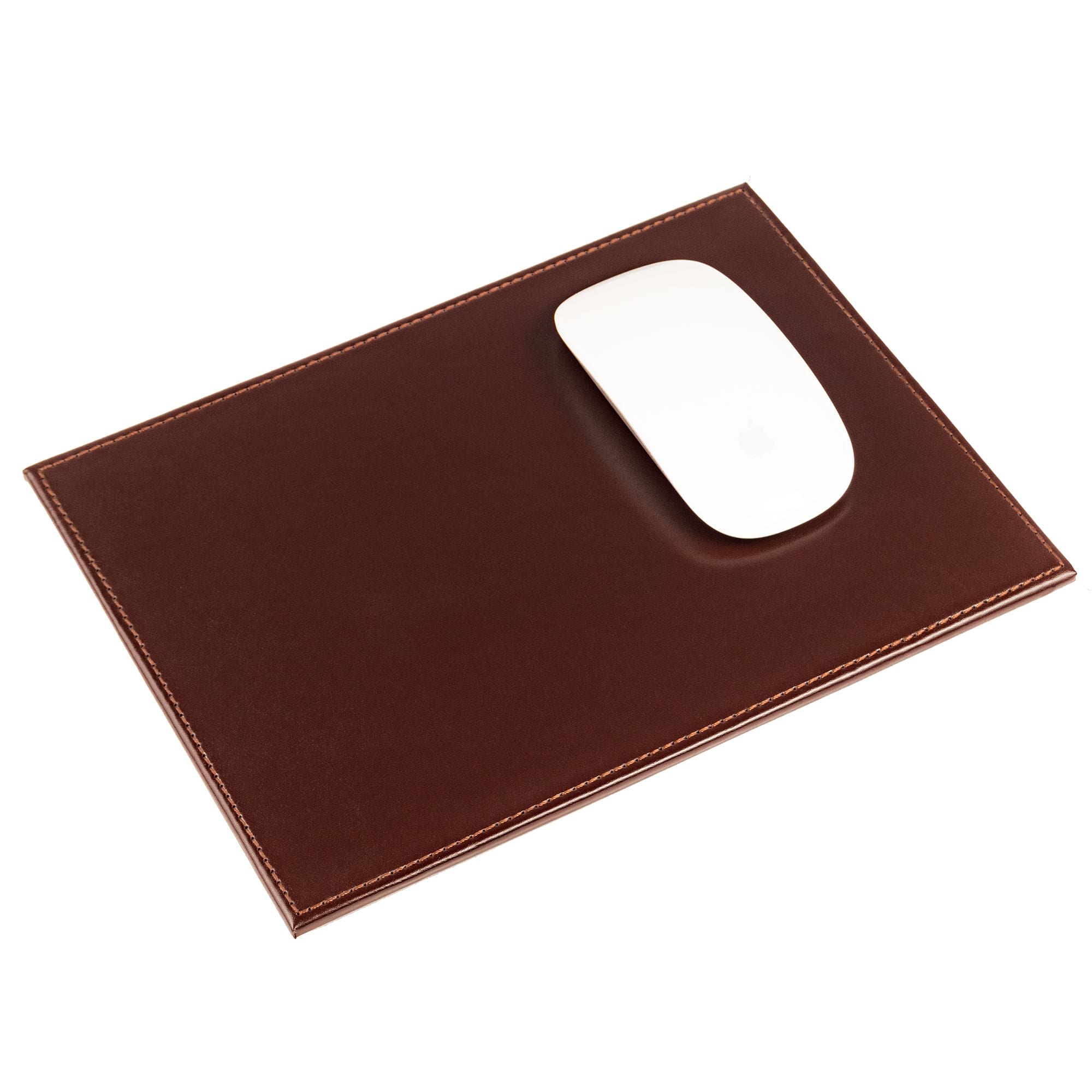 Dark Brown Bonded Leather Mouse Pad Dark Brown Bonded Leather Mouse Pad