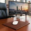 Dark Brown Bonded Leather Mouse Pad Dark Brown Bonded Leather Mouse Pad
