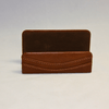 Cognac Brown Italian Leather Business Card Holder Cognac Brown Italian Leather Business Card Holder
