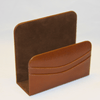 Cognac Brown Italian Leather Letter Holder Cognac Brown Italian Leather Letter Holder