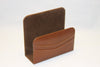 Cognac Brown Italian Leather Letter Holder Cognac Brown Italian Leather Letter Holder