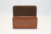 Cognac Brown Italian Leather Letter Holder Cognac Brown Italian Leather Letter Holder