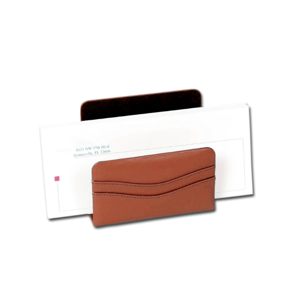 Tan Leather Envelope Holder Tan Leather Envelope Holder