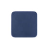 Navy Blue Leather 4 Square Coaster Set w/ Holder Navy Blue Leather 4 Square Coaster Set w/ Holder