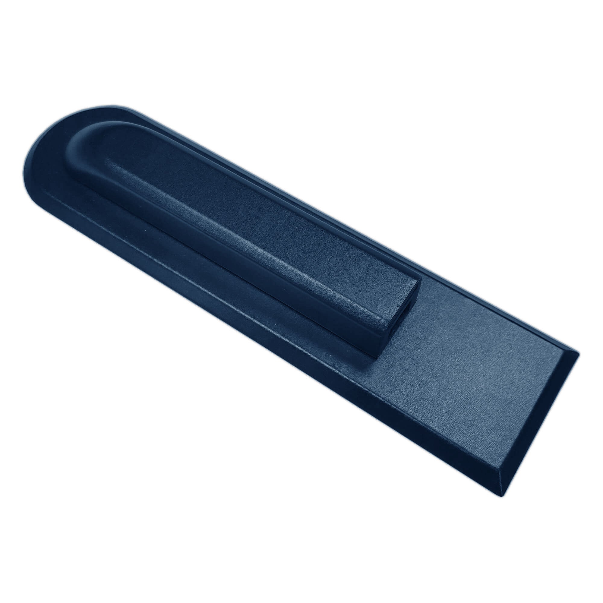 Navy Blue Leather Library Set With Silver Hardware Navy Blue Leather Library Set With Silver Hardware