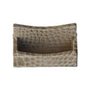 Protacini Breeze Beige Italian Crocodile Leather Business Card Holder Protacini Breeze Beige Italian Crocodile Leather Business Card Holder