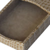 Protacini Breeze Beige Italian Crocodile Leather 4 x 6 Memo Holder Protacini Breeze Beige Italian Crocodile Leather 4 x 6 Memo Holder