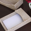Protacini Breeze Beige Italian Crocodile Leather 4 x 6 Memo Holder Protacini Breeze Beige Italian Crocodile Leather 4 x 6 Memo Holder