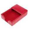 Red Bonded Leather Memo Holder Red Bonded Leather Memo Holder