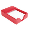 Red Bonded Leather Memo Holder Red Bonded Leather Memo Holder