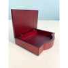 Mahogany (Rosewood) & Black Leather 4 x 6 Memo Holder Mahogany (Rosewood) & Black Leather 4 x 6 Memo Holder