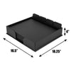 10 Seat Black Leatherette Conference Room Set w/ Square Coasters 10 Seat Black Leatherette Conference Room Set w/ Square Coasters