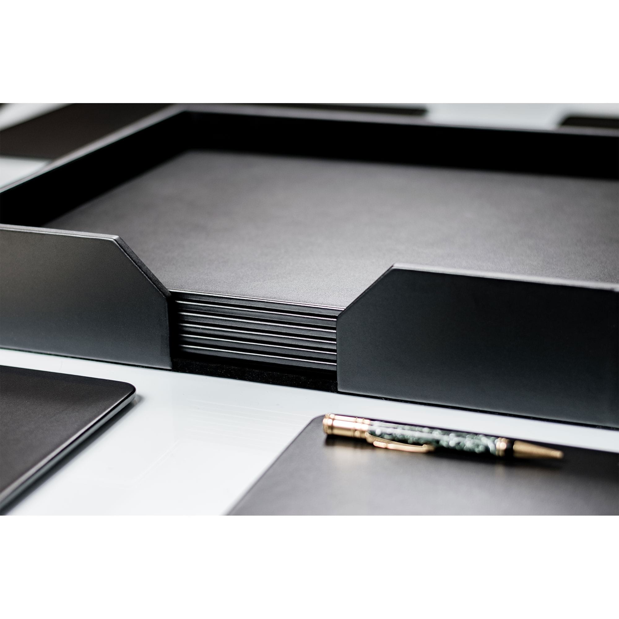 10 Seat Black Leatherette Conference Room Set, 17 x 14 Size Pads 10 Seat Black Leatherette Conference Room Set, 17 x 14 Size Pads