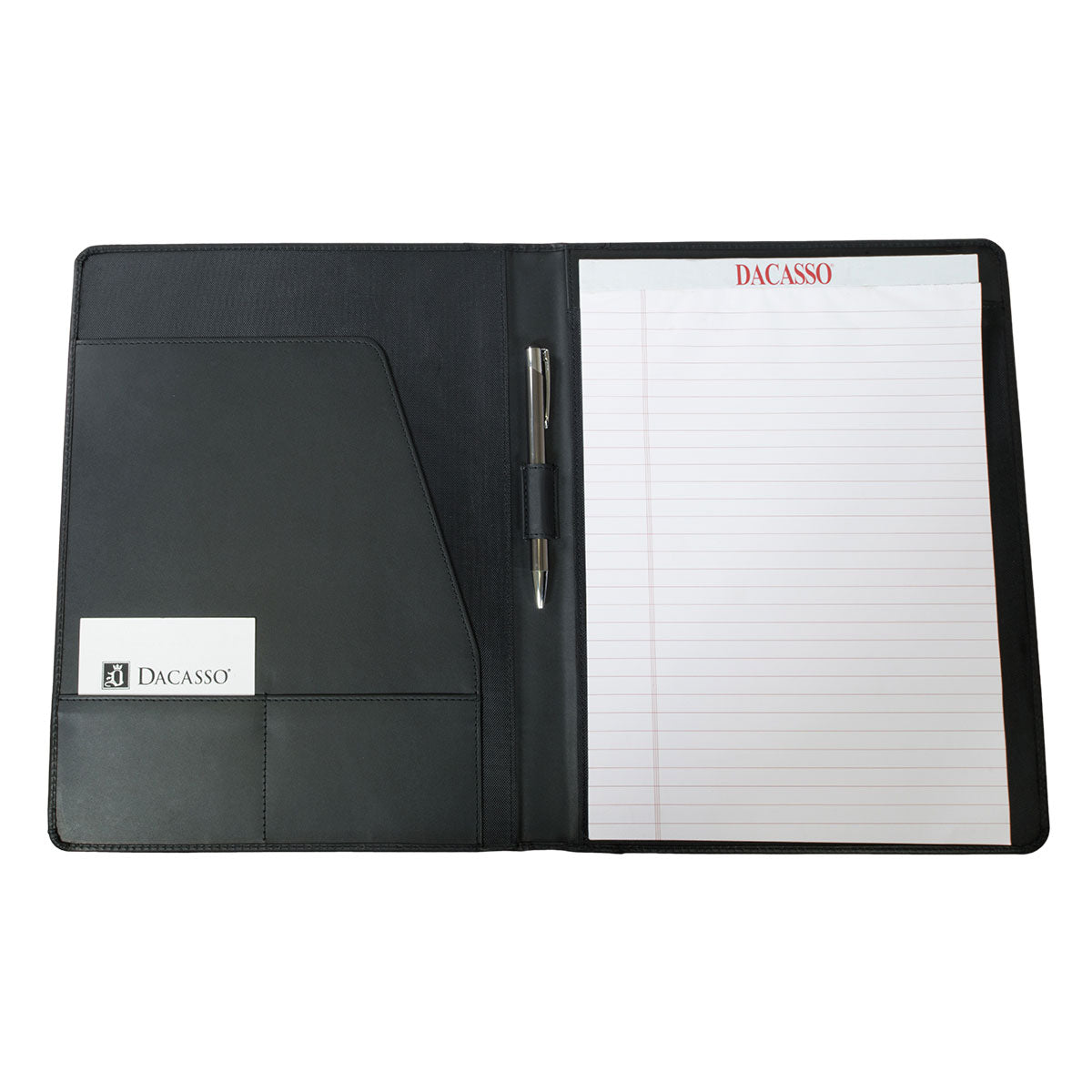 Black Leather Padfolio Black Leather Padfolio