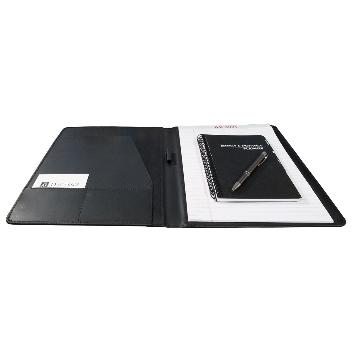 Black Leather Padfolio Black Leather Padfolio
