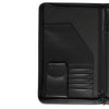 Classic Black Leather Legal Size Padfolio with Zipper Classic Black Leather Legal Size Padfolio with Zipper
