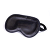 Black Leather Sleep Mask Black Leather Sleep Mask