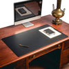 Black Leather Desk Pad w/out Rails, 38 x 24 Black Leather Desk Pad w/out Rails, 38 x 24