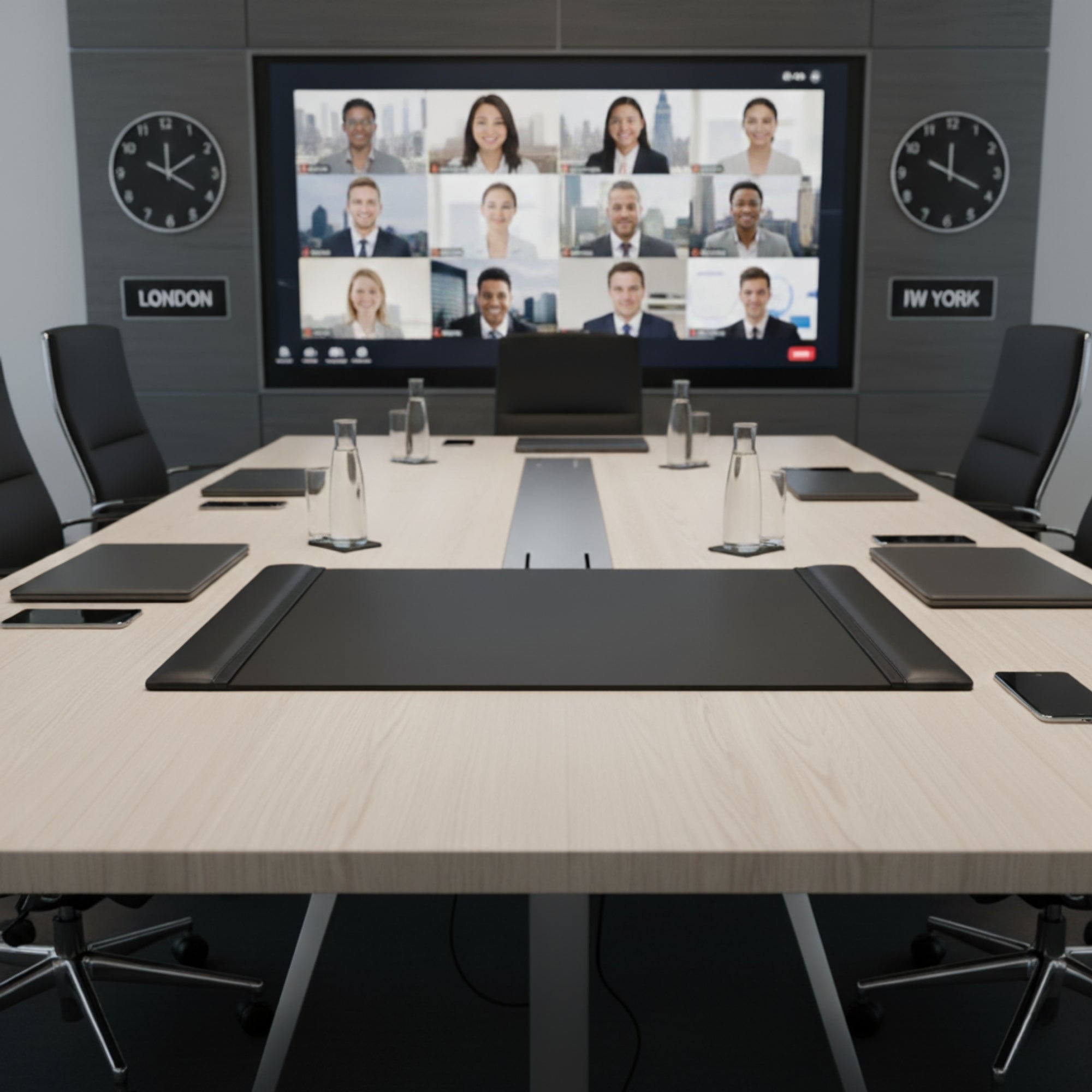 Black Leather Desk Pad, 38 x 24 Black Leather Desk Pad, 38 x 24