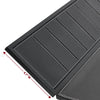 Classic Black Leather 34 x 20 Desk Mat with Folding Side Rails Classic Black Leather 34 x 20 Desk Mat with Folding Side Rails
