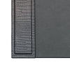 Black Crocodile Embossed Leather Desk Pad, 34 x 20 Black Crocodile Embossed Leather Desk Pad, 34 x 20