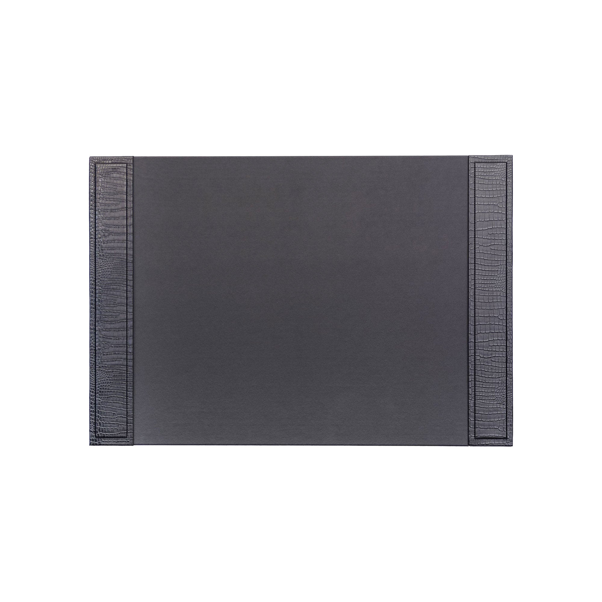 Black Crocodile Embossed Leather Desk Pad, 25.5 x 17.25 Black Crocodile Embossed Leather Desk Pad, 25.5 x 17.25