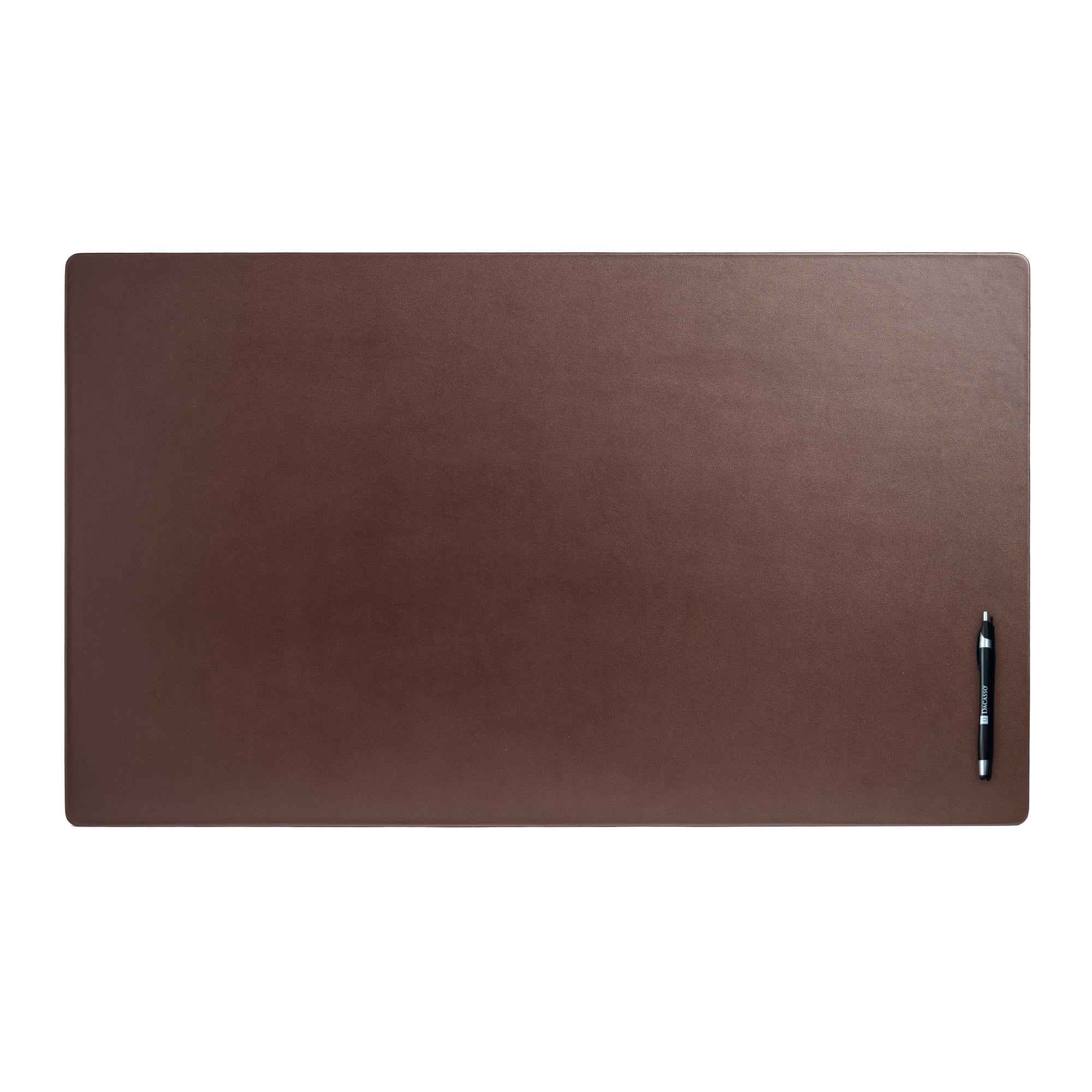 Chocolate Brown Leather Desk Pad w/out Rails, 34 x 20 Chocolate Brown Leather Desk Pad w/out Rails, 34 x 20