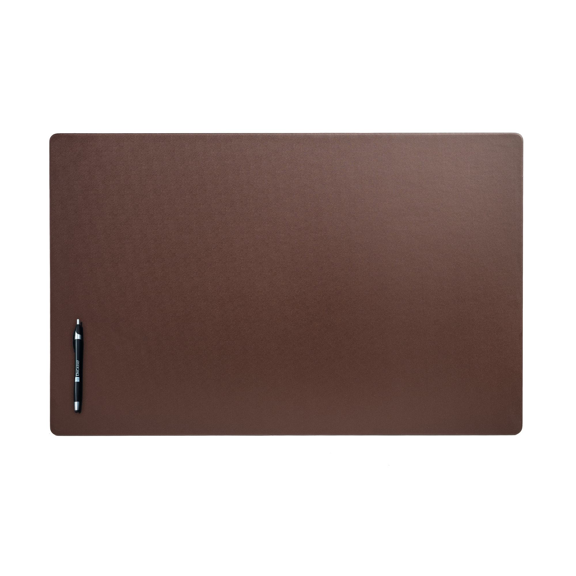 Chocolate Brown Leatherette Desk Pad w/out Rails, 30 x 19 Chocolate Brown Leatherette Desk Pad w/out Rails, 30 x 19