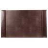 Dark Brown Bonded Leather Desk Pad, 30 x 18 Dark Brown Bonded Leather Desk Pad, 30 x 18