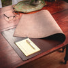 Dark Brown Bonded Leather No Core Rollable Desk Mat, 36 x 17 Dark Brown Bonded Leather No Core Rollable Desk Mat, 36 x 17