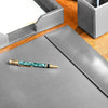 Gray Bonded Leather Desk Pad, 30 x 18 Gray Bonded Leather Desk Pad, 30 x 18