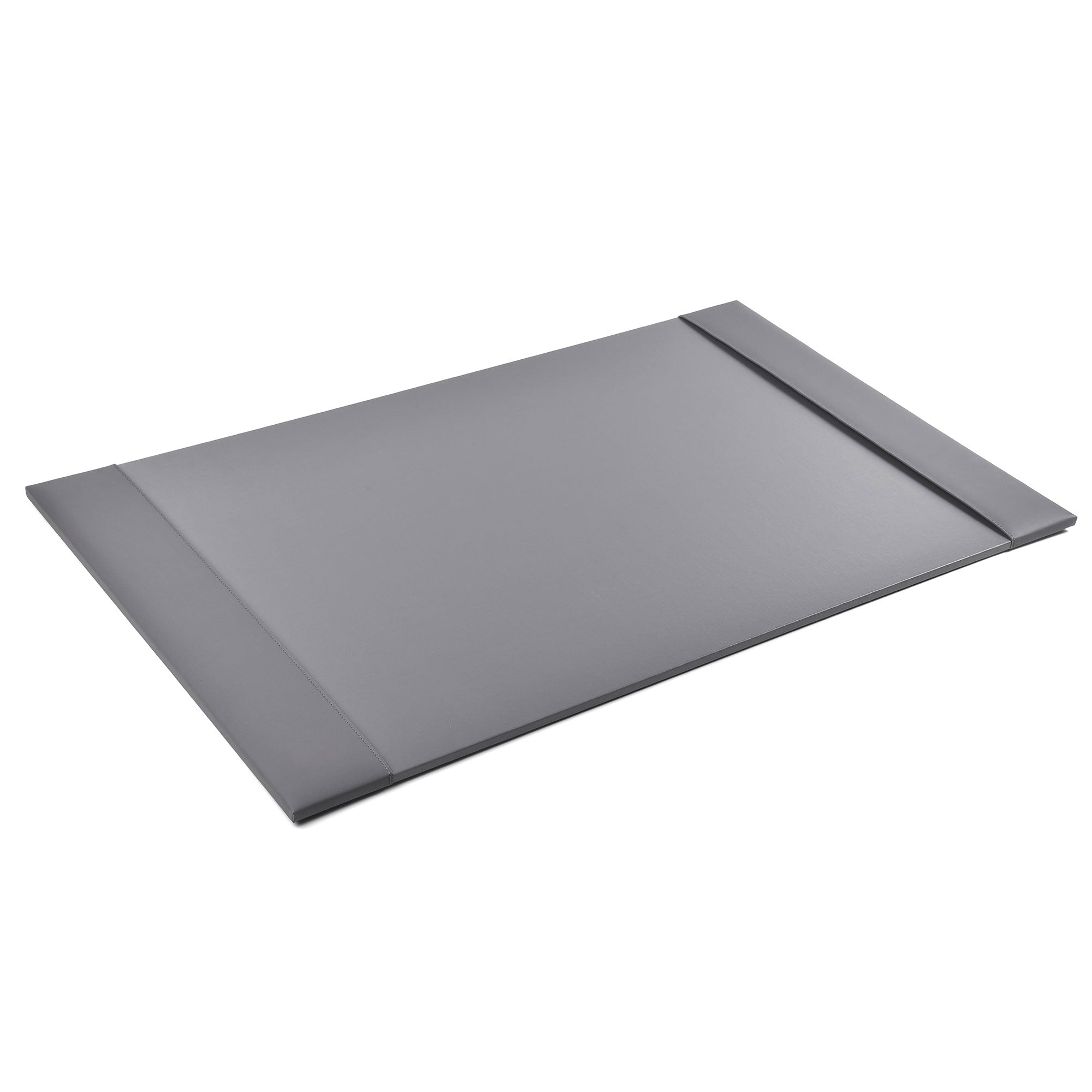 Gray Bonded Leather Desk Pad, 30 x 18 Gray Bonded Leather Desk Pad, 30 x 18
