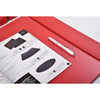 Red Bonded Leather Desk Pad, 30 x 18 Red Bonded Leather Desk Pad, 30 x 18