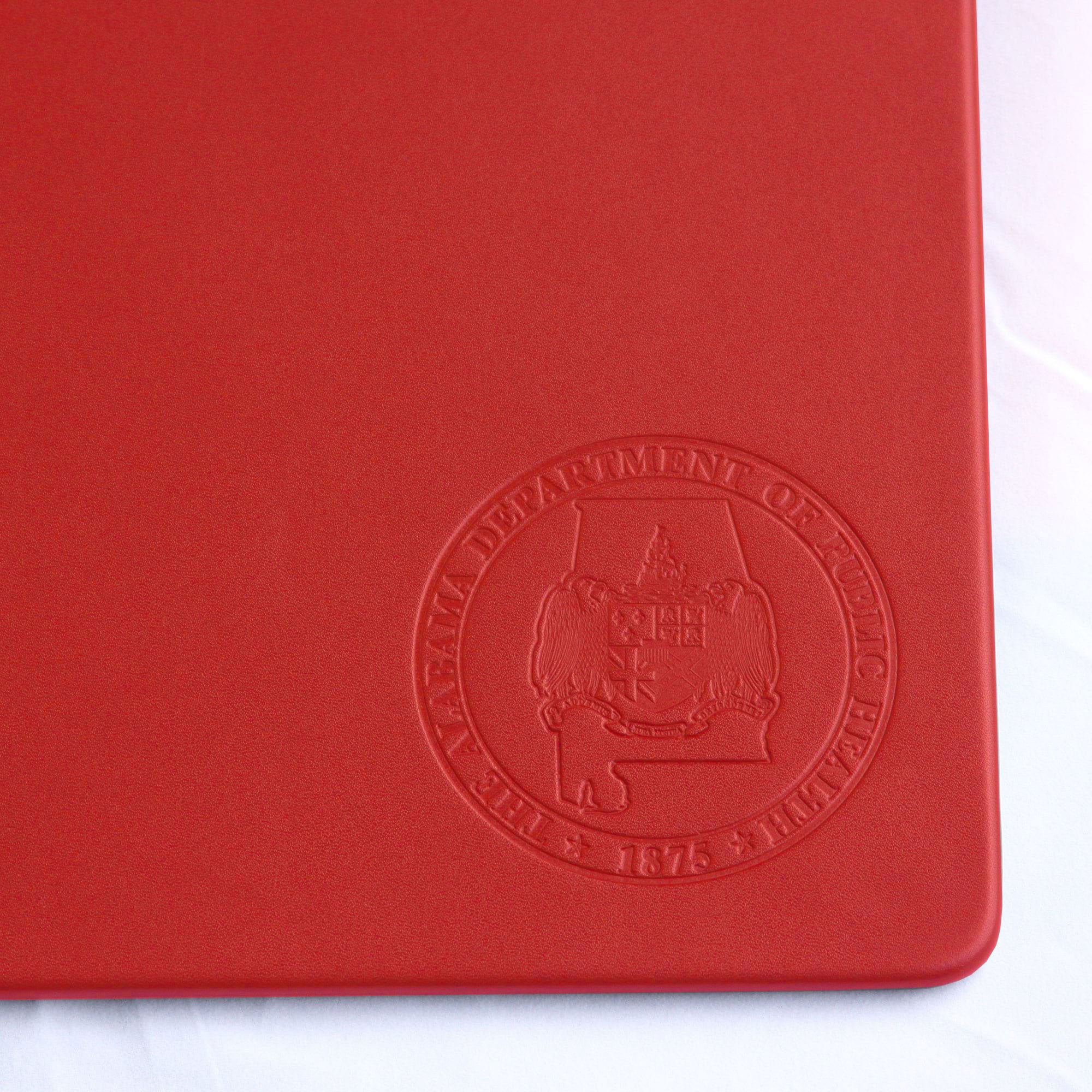 Red Leatherette Conference Table Pad, 22 x 14 Red Leatherette Conference Table Pad, 22 x 14