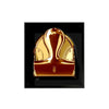El Casco 23 Kt Gold Plated Two Hole Punch