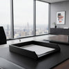 Classic Black Leather Letter Tray
