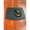 Classic Black Leather Mouse Pad