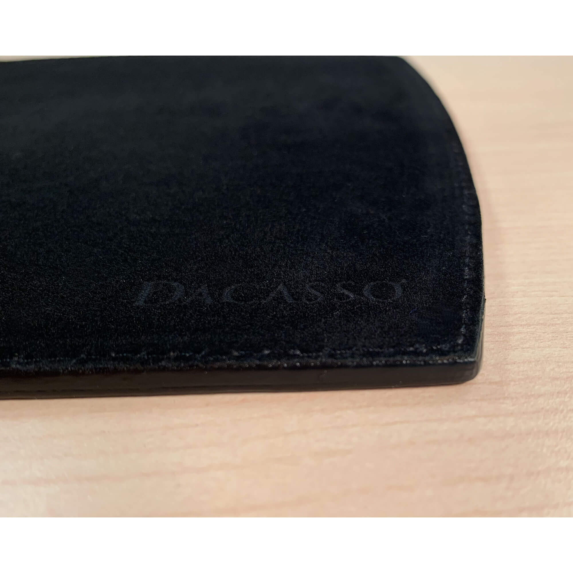 Classic Black Leather Mouse Pad