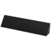 Classic Black Leather Nameplate Holder
