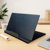 Classic Black Leather Tablet Stand