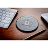 Black Leatherette Coaster, Round