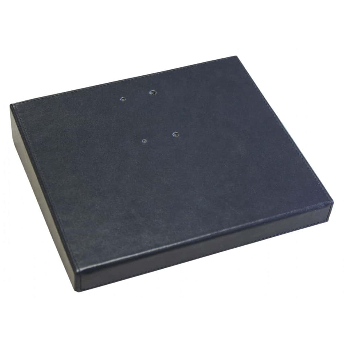 Black Leather 3.5 x 6 Calendar Holder Base
