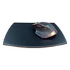 Rustic (Onyx) Black Leather Mouse Pad