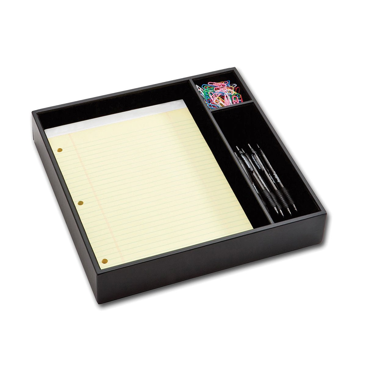 Black Leatherette Organizing Tray
