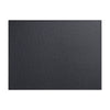 Black Leatherette Rectangular Mouse Pad With Stitching