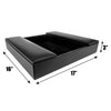 Black Leatherette Conference Room Organizer