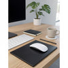 Black Bonded Leather Mouse Pad