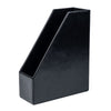 Black Bonded Leather Magazine Holder