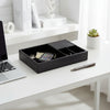 Black Crocodile Embossed Standard Valet Tray