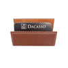 Rustic (Sienna) Brown Leather Business Card Holder